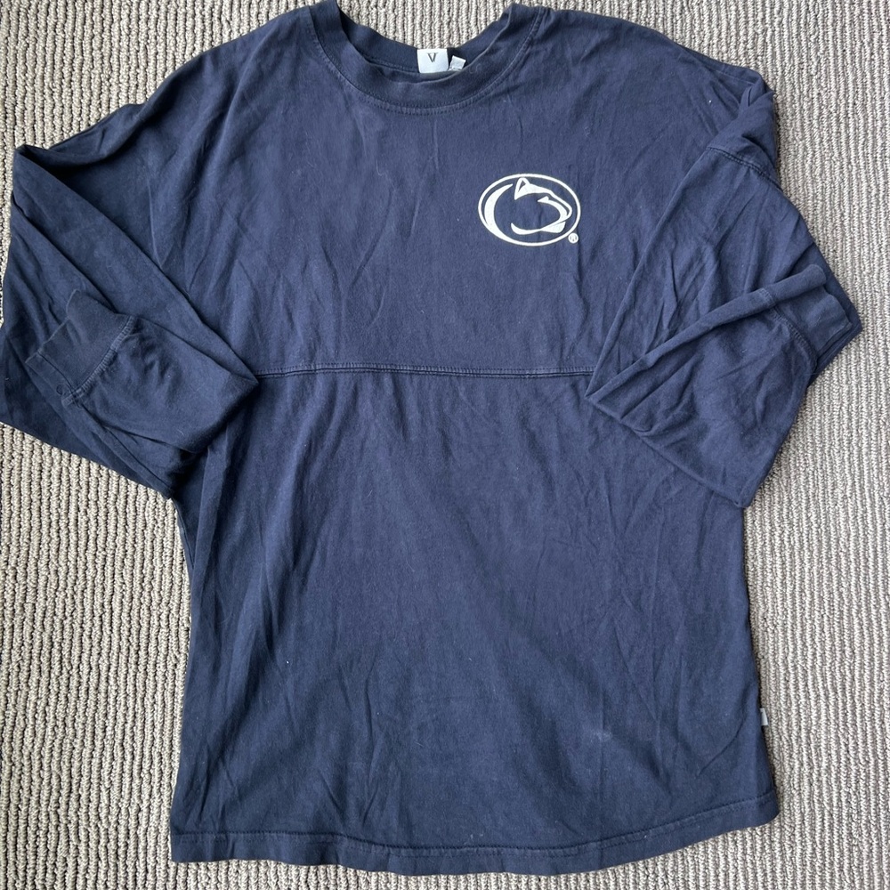 Vintage Penn State Blue Long Sleeve Shirt